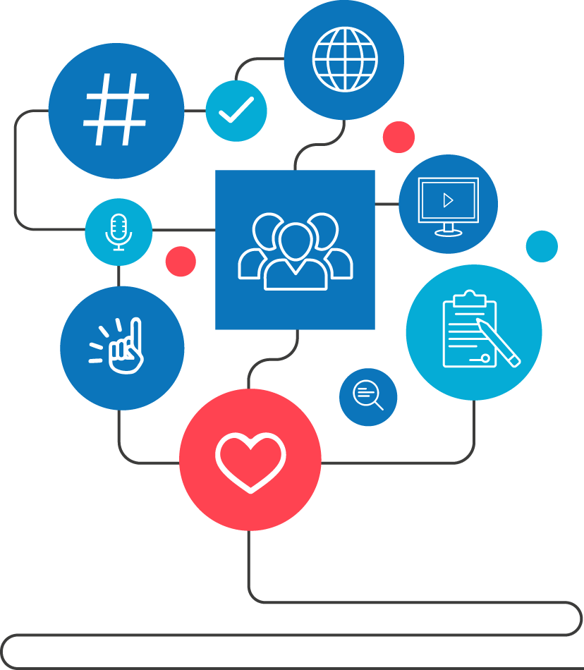 Icône À propos de RP carrées